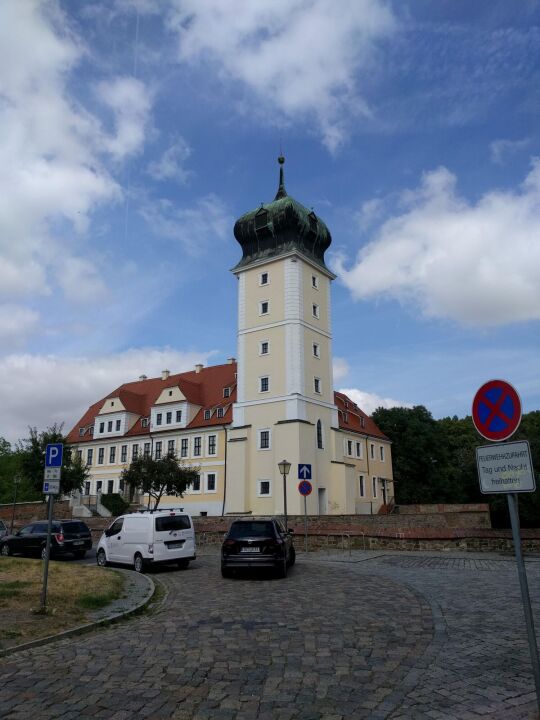 Das Schloss Delitzsch.