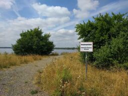 Blick über den Werbeliner See in Richtung Westen.