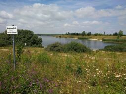 Blick über den Werbeliner See in Richtung Westen.