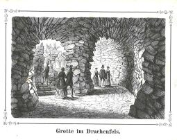 Ansicht Grotte im Drachenfels