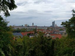 Bild: Aussicht vom Fockeberg in Leipzig-Connewitz.