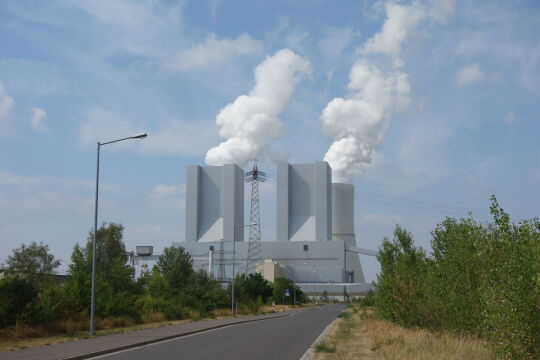 Das Braunkohlekraftwerk Lippendorf.