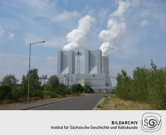 Das Braunkohlekraftwerk Lippendorf.