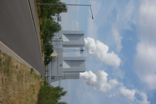 Das Braunkohlekraftwerk Lippendorf.