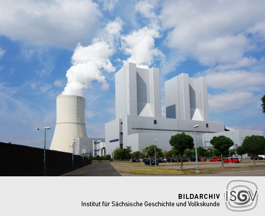 Das Braunkohlekraftwerk Lippendorf.