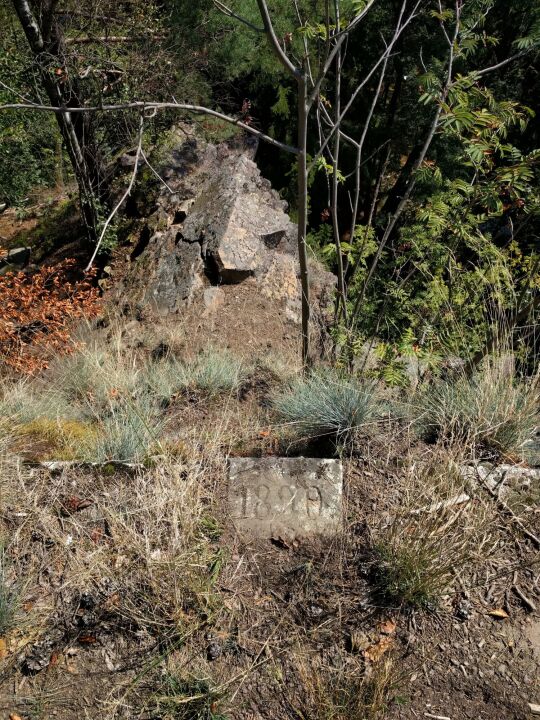 Der Aussichtspunkt Hoher Stein bei Böhrigen.