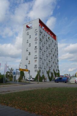 Der sogenante Lausitz-Tower in Hoyerswerda.