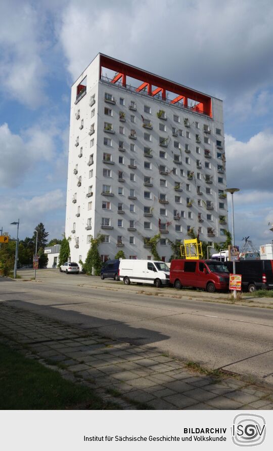Der sogenante Lausitz-Tower in Hoyerswerda.