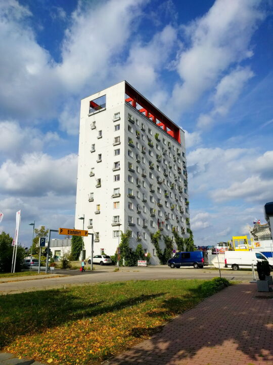 Der sogenante Lausitz-Tower in Hoyerswerda.