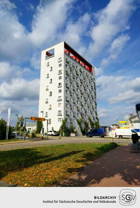 Der sogenante Lausitz-Tower in Hoyerswerda.