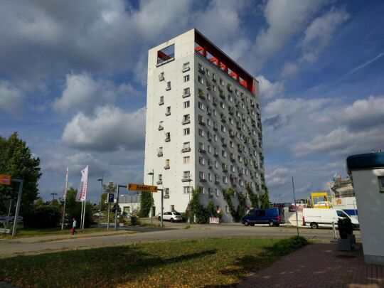 Der sogenante Lausitz-Tower in Hoyerswerda.