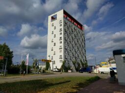 Der sogenante Lausitz-Tower in Hoyerswerda.