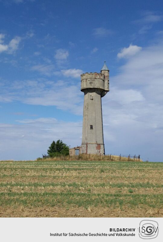 Der Wasserturm auf dem Wäschberg bei Oberschöna-Bräunsdorf.