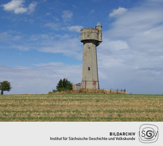 Der Wasserturm auf dem Wäschberg bei Oberschöna-Bräunsdorf.