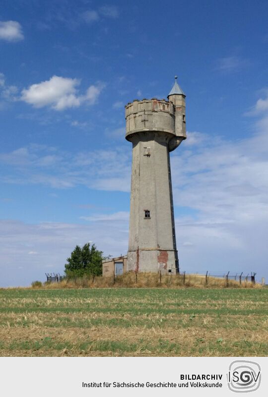 Der Wasserturm auf dem Wäschberg bei Oberschöna-Bräunsdorf.