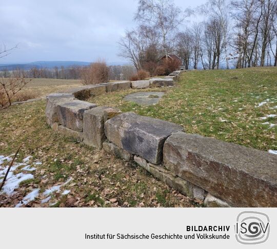 Das Aussichtsplateau auf dem Bezelberg in Neustadt im Vogtland.