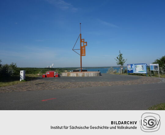 Aussichtspunkt am Störmthaler See bei Großpösna-Störmthal.