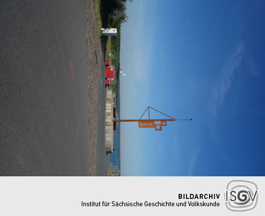 Aussichtspunkt am Störmthaler See bei Großpösna-Störmthal.