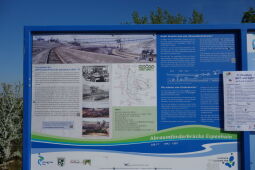 Bild: Infotafel am Aussichtspunkt am Störmthaler See bei Großpösna-Störmthal.