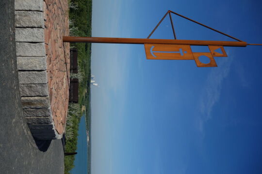 Aussichtspunkt am Störmthaler See bei Großpösna-Störmthal.