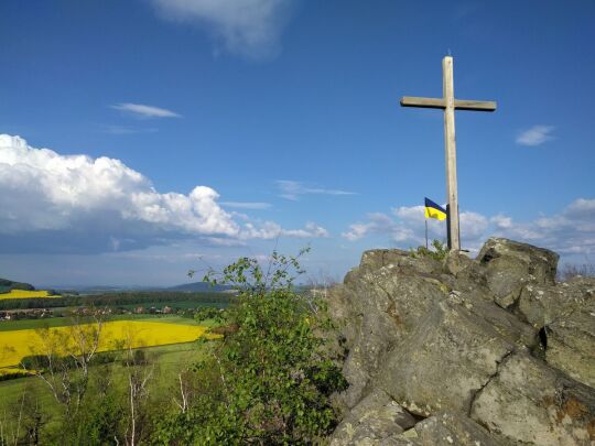 Der Gipfel des Großen Steins bei Spitzkunnersdorf.