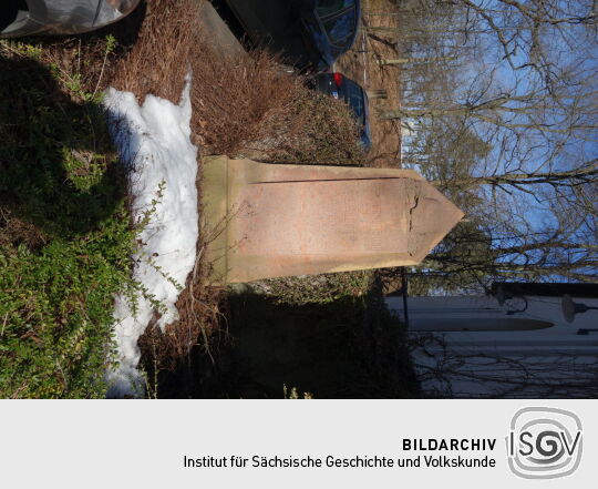 Ihren Gefallenen gewidmetes Denkmal des Turnerbundes Hohenstein-Ernstthal auf dem Pfaffenberg.