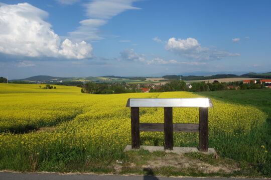Der Aussichtspunkt Schau ins Land bei Spitzkunnersdorf.
