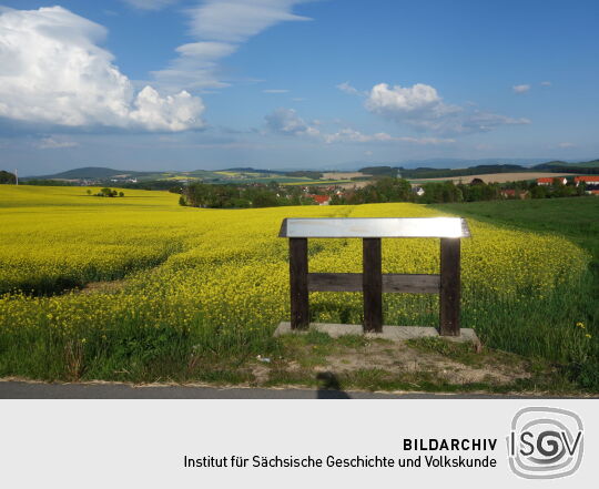 Der Aussichtspunkt Schau ins Land bei Spitzkunnersdorf.