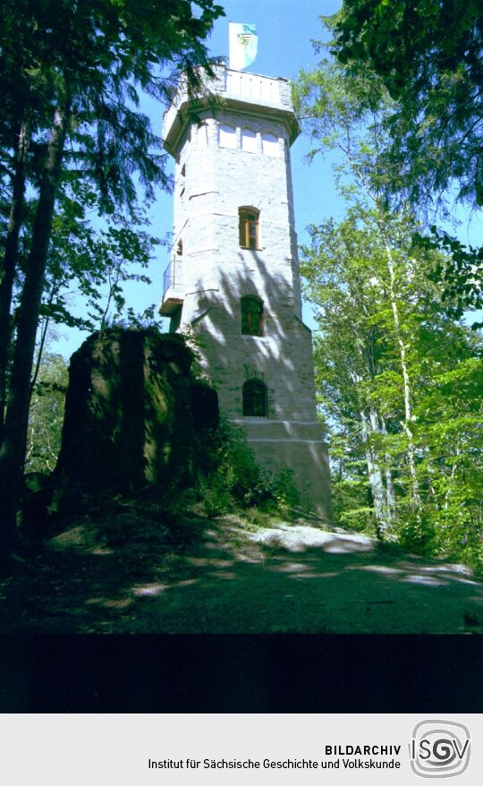 Mays Turm in Thermalbad Wiesenbad.