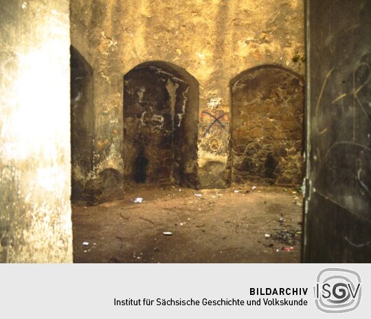 Die Bismarcksäule in Radebeul-Oberlößnitz.