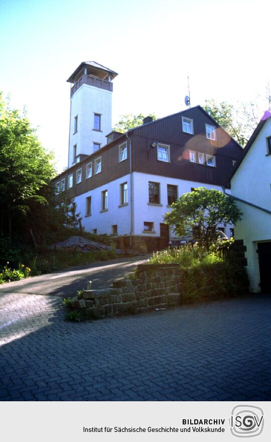 Die Prinz-Friedrich-August-Baude bei Sohland an der Spree.