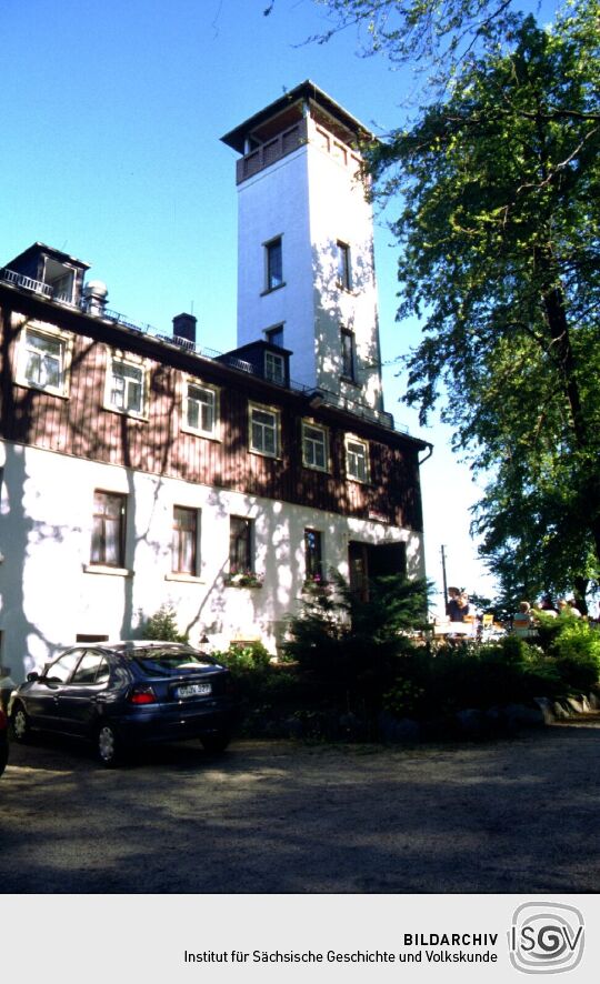 Die Prinz-Friedrich-August-Baude bei Sohland an der Spree.