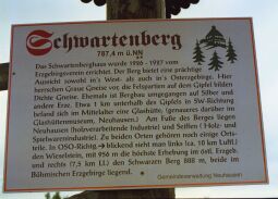 Bild: Touristische Informationstafel zum Schwartenberg bei Neuhausen/Erzgeb.