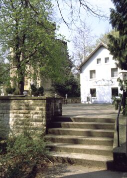 Bild: Gaststätte und Aussichtsturm auf der Schönen Höhe bei Dürrröhrsdorf-Dittersbach.