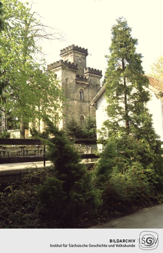 Gaststätte und Aussichtsturm auf der Schönen Höhe bei Dürrröhrsdorf-Dittersbach.