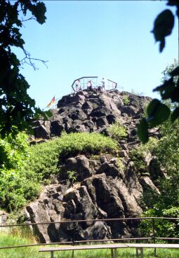 Das Aussichtsplateau auf dem Oberoderwitzer Spitzberg.