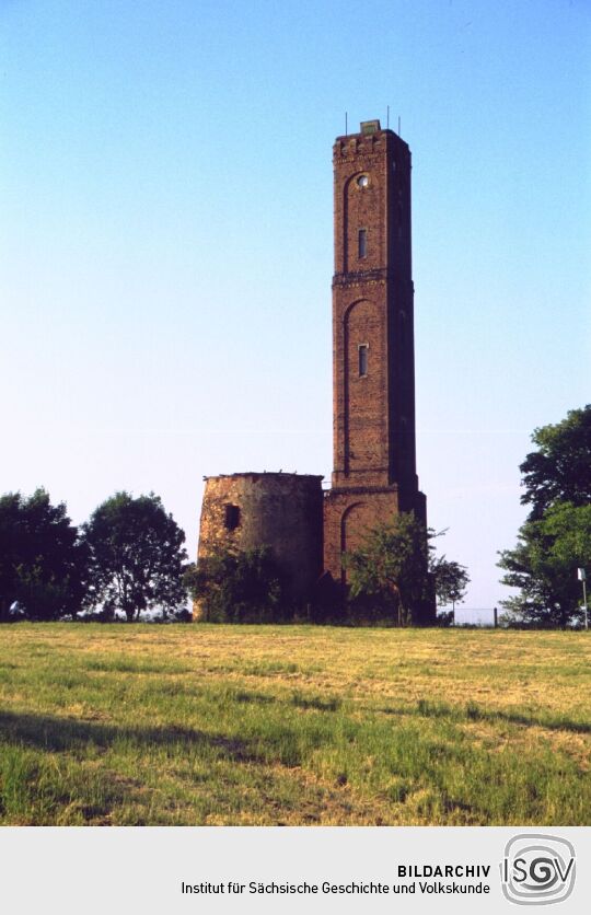 Der Holländerturm auf dem Staupitzberg am Rand von Döbeln.