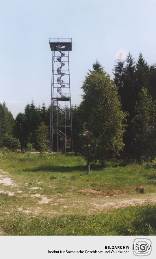 Der Maria-Josefa-Turm auf dem Totenstein bei Chemnitz-Grüna.