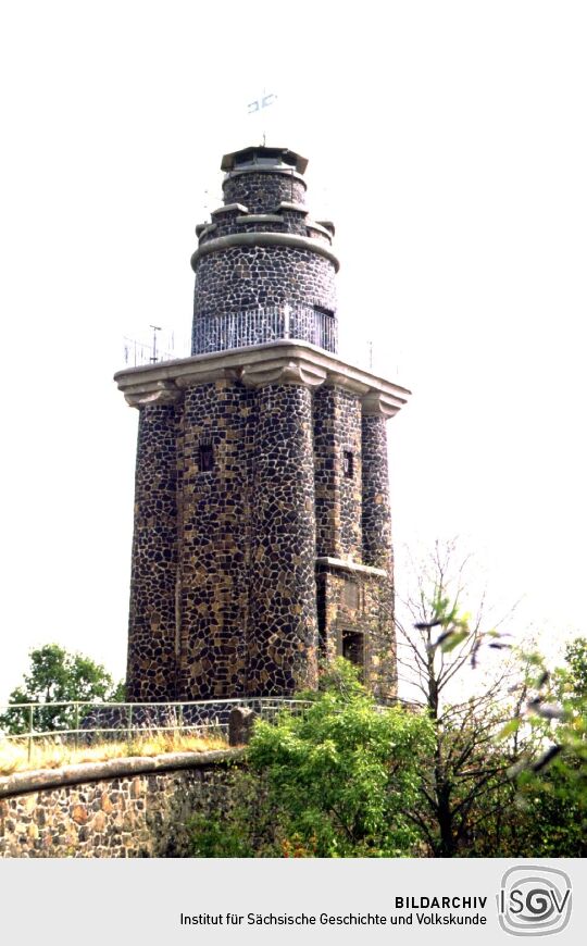 Bismarckturm auf dem Wachtelberg bei Wurzen.