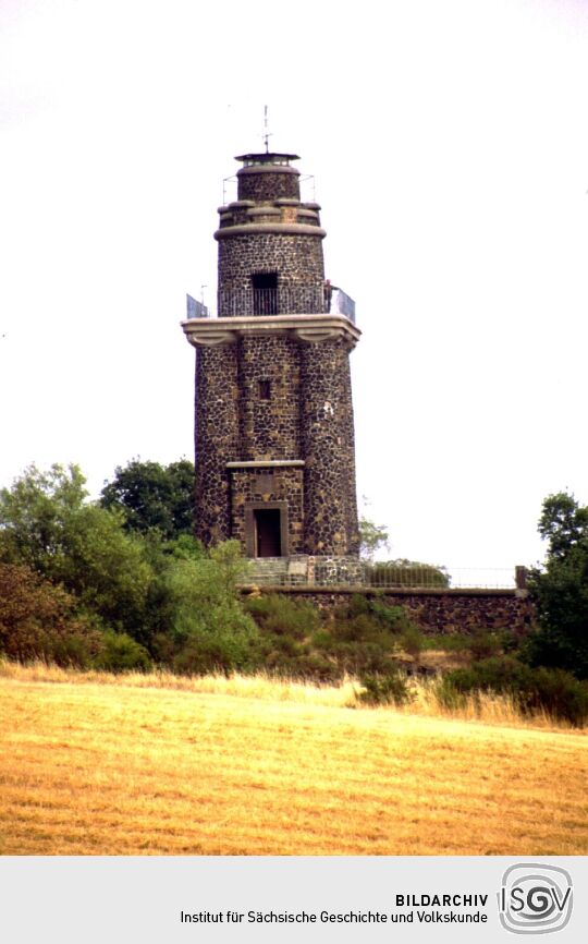Bismarckturm auf dem Wachtelberg bei Wurzen.