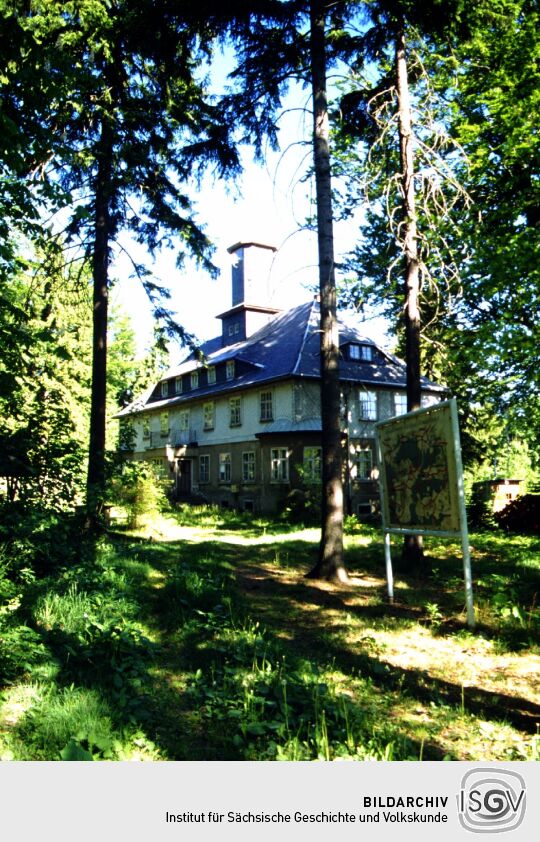 Die Schurigbaude auf der Weifaer Höhe bei Steinigtwolmsdorf-Weifa.