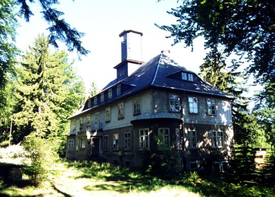 Die Schurigbaude auf der Weifaer Höhe bei Steinigtwolmsdorf-Weifa.