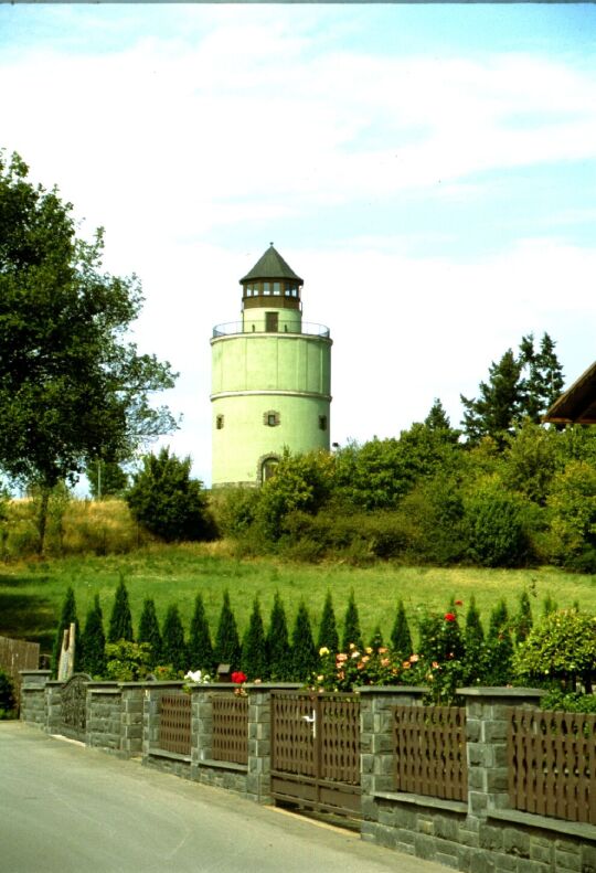 Der ehemalige Wasserturm auf dem Wartberg bei Plauen-Neundorf.