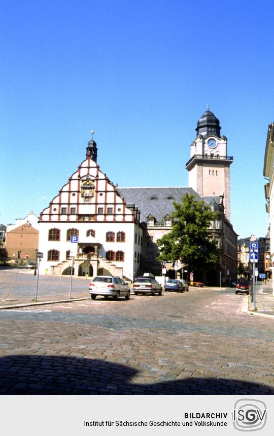 Das Neue Rathaus in Plauen im Vogtland.