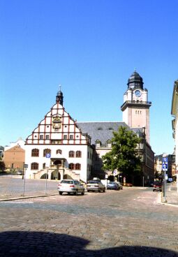 Das Neue Rathaus in Plauen im Vogtland.