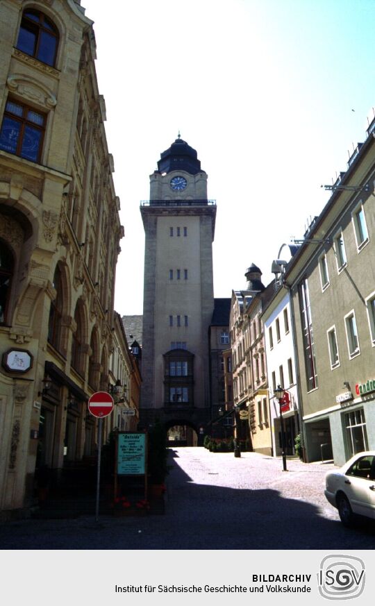 Das Neue Rathaus in Plauen im Vogtland.