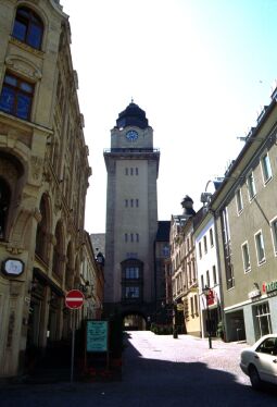 Das Neue Rathaus in Plauen im Vogtland.