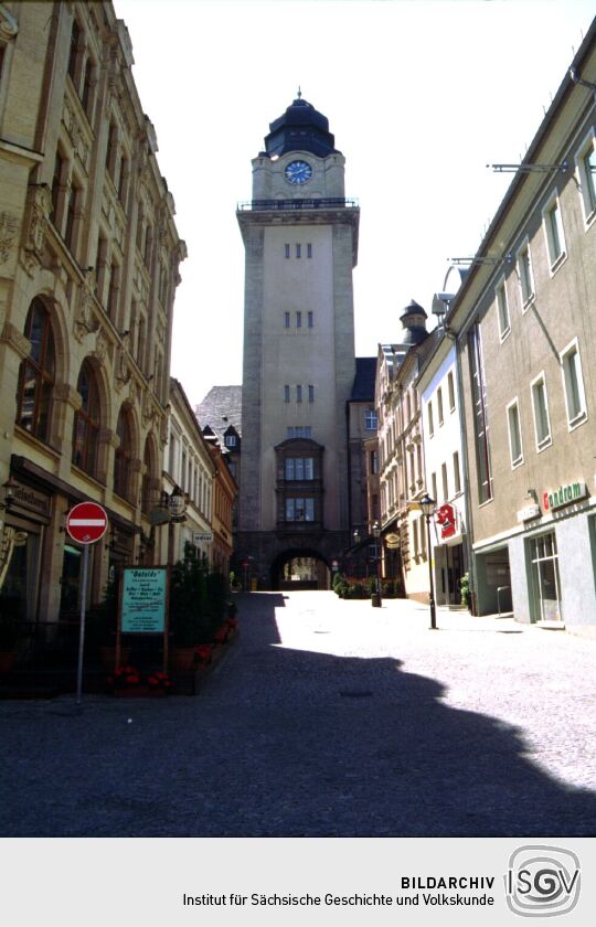 Das Neue Rathaus in Plauen im Vogtland.