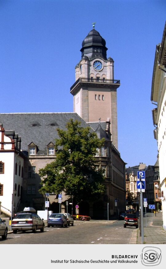 Das Neue Rathaus in Plauen im Vogtland.