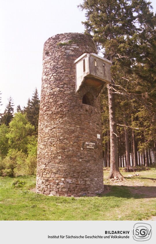 Der Hirschturm bei Dippoldiswalde-Naundorf.